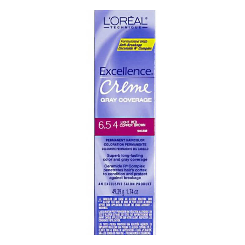 L'Oreal Excellence Creme 6.54 LIGHT RED COPPER BROWN
