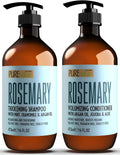 Rosemary Shampoo and Conditioner Set 16 Fl Oz Set of 2 Sulfate Free Formula with Mint Volumizing Products and Thickening Care for Thinning Hair Women and Men