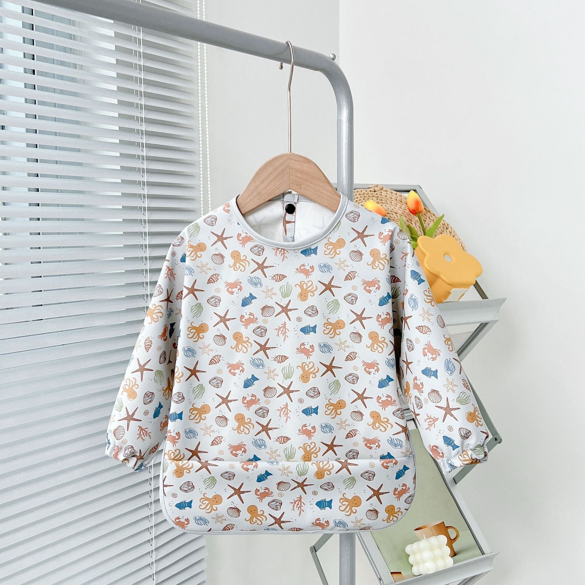 New Children's Waterproof Inside-out Wear Anti-dirty Overclothes