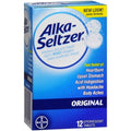 Alka-Seltzer Heartburn + Pain Relief, Effervescent Tablets, Original Flavor, 12 Count