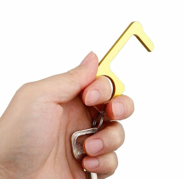4-Pack Stay Safe Germ-Free Key