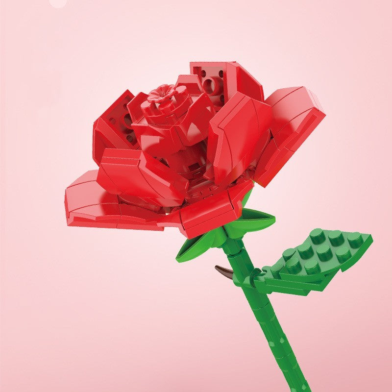 Block Flower Bouquet Flower Bonsai Rose Decoration