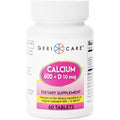 Geri-Care® Calcium/Vitamin D 600 mg - 10 mcg Tablet, 100 EA