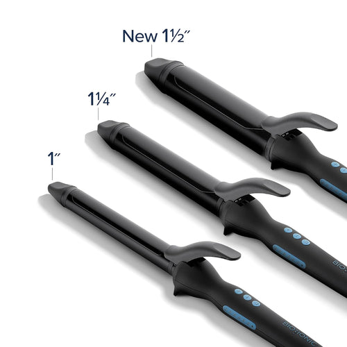 Bio Ionic Long Barrel Styler, Curling Iron with Moisture Heat Technology & NanoIonic MX, Versatile Curling Wand with Adjustable Heat Settings, Hair Curler with Extended Barrel