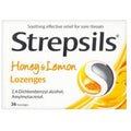 Strepsils Honey & Lemon Lozenges (36 Lozenges)