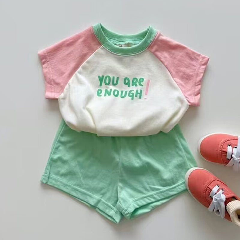 Fashion Personality Shorts Girls Suit