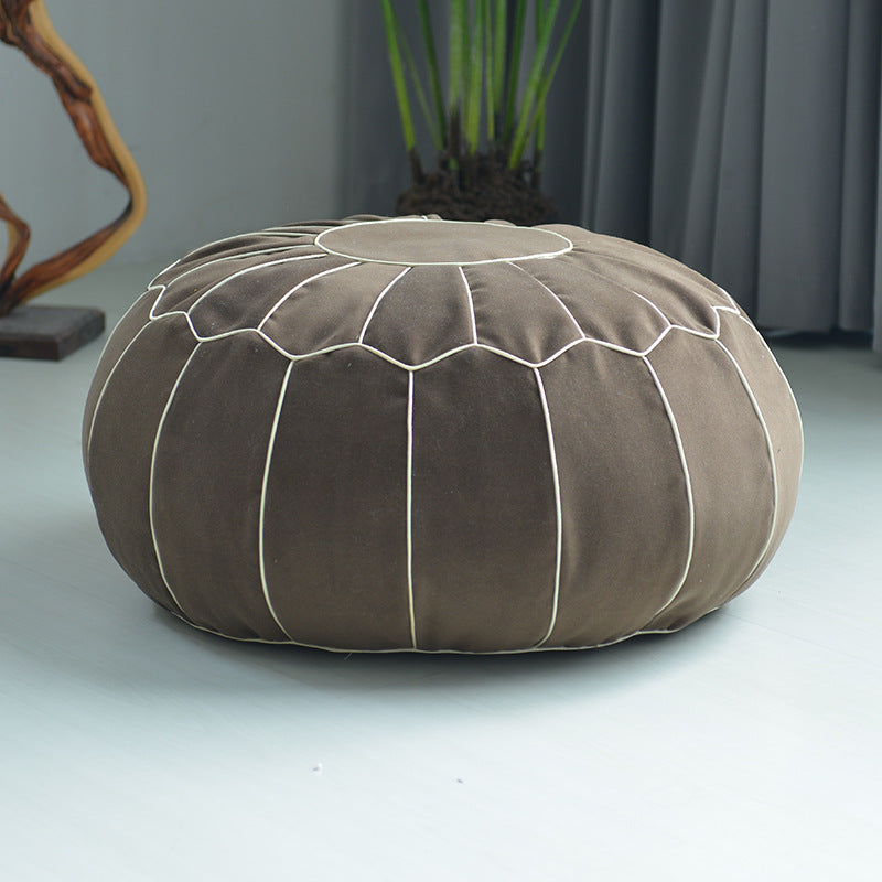 Candy Color Velvet Cute Puff Beanie Sofa