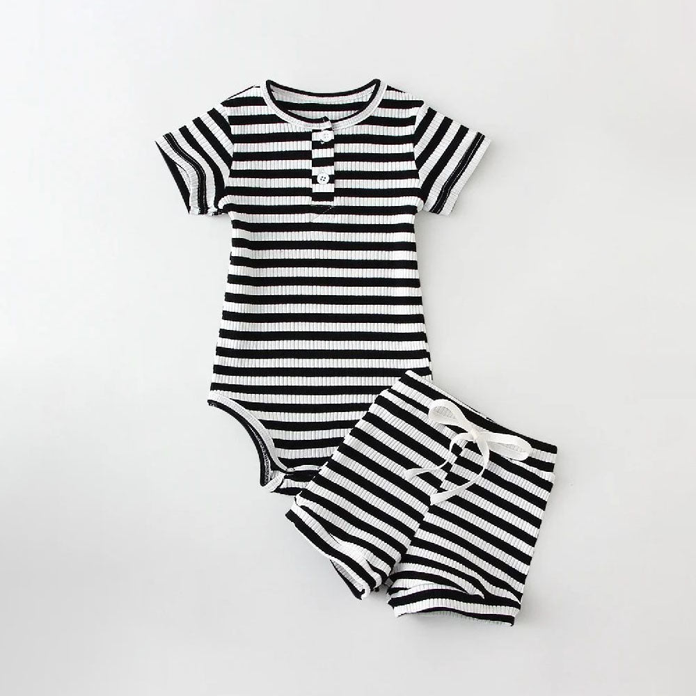 New Fashion Summer Round Neck Short Sleeves Blouse And Pants