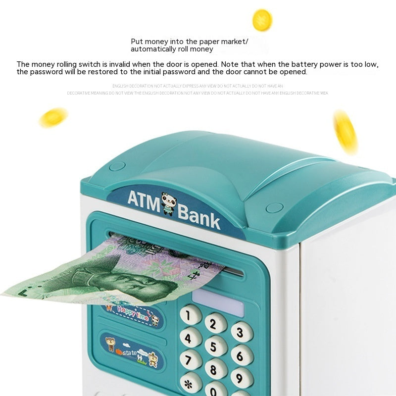 Children's Savings Bank Electric Sound And Light Fun Intelligent Automatic Money Changer