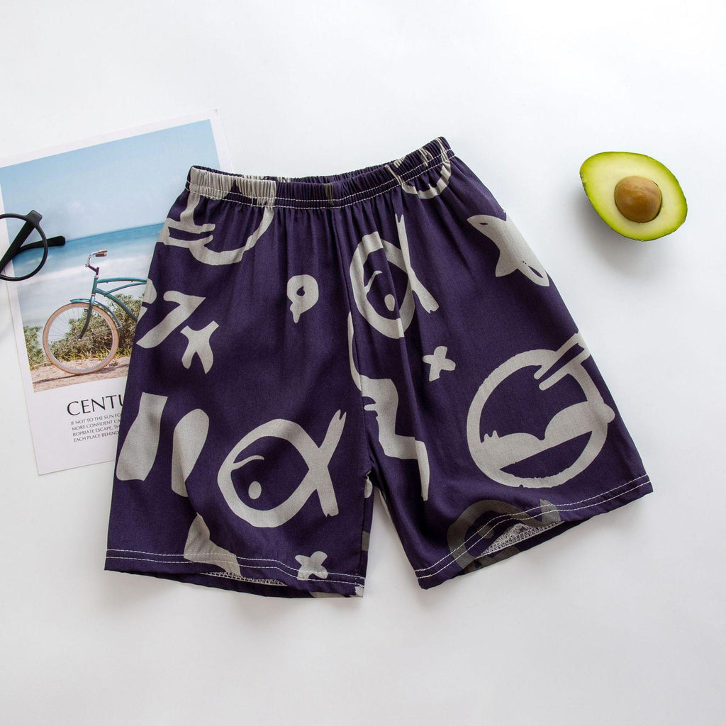 Beach Children's Shorts Cropped Loose Summer Thin