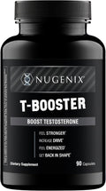 Nugenix T-Boost Free Testosterone Booster for Men, 90 Capsules