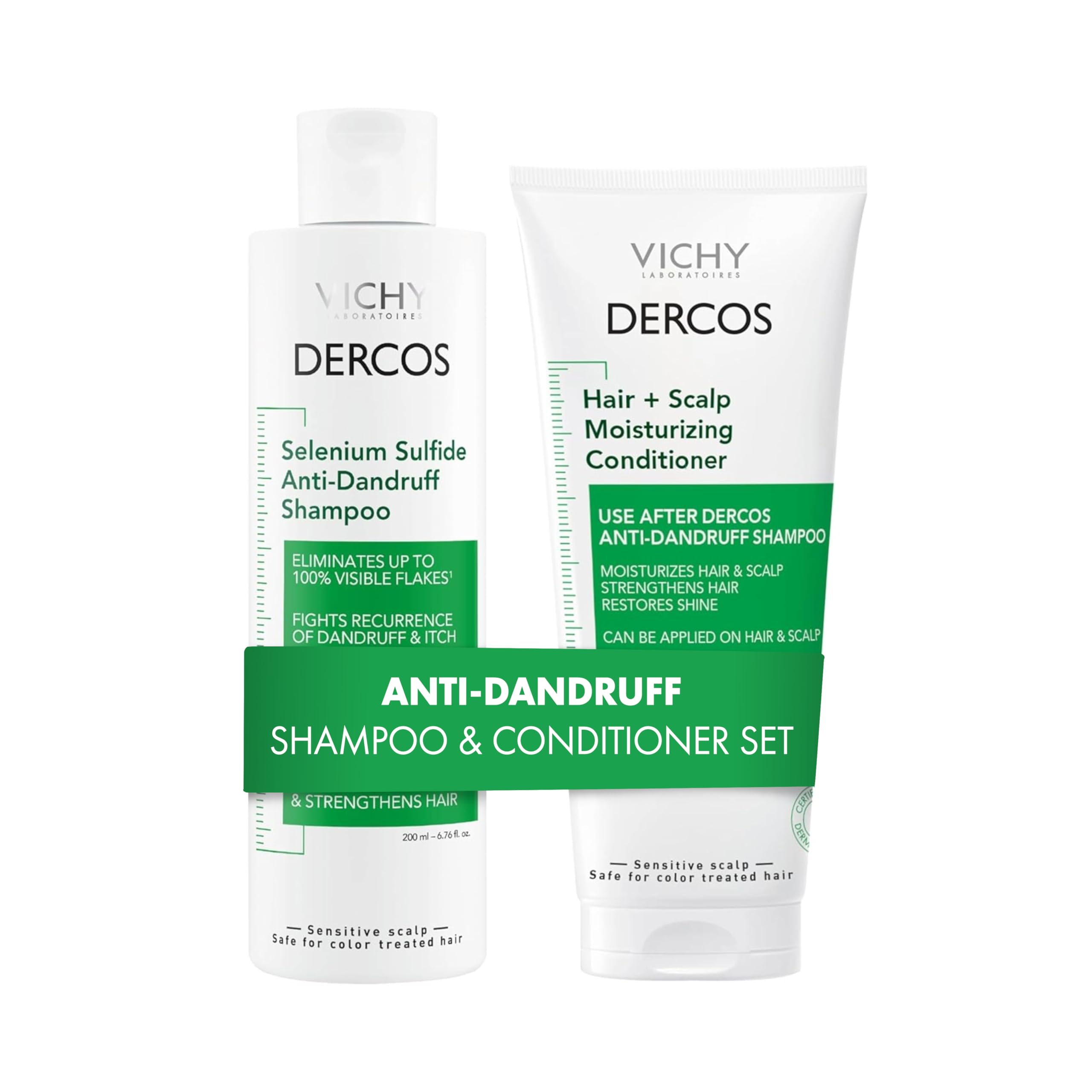 Vichy Densi Solutions Thickening Shampoo 400Ml - Hair Thickening & Volumizing for Fine or Limp Hair
