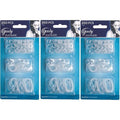 Goody Ouchless Multi Size Clear Polyband Hair Elastics - 250 Pcs