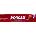 Halls Relief Strawberry Flavor Cough Suppressant & Oral Anesthetic Drops 9 Ct Pack
