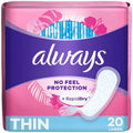 Always Thin Daily Panty Liners Regular 20/Pack