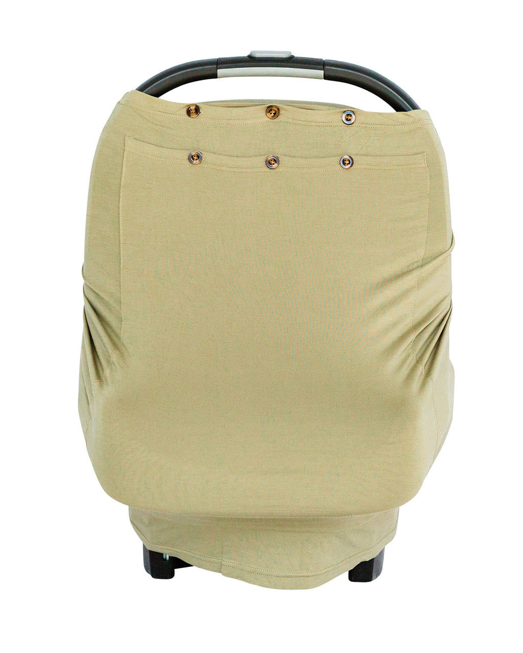 Snuggle Shield® LUXE Protection™ Bamboo Multi-Use Antimicrobial Air Filtering Infant Cover Moss Green