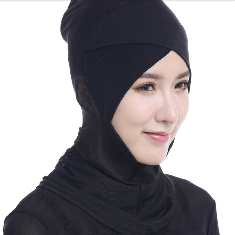 Cotton Cross Undercap Hijab (MH035)