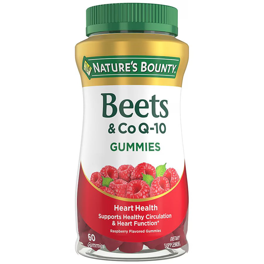 Nature's Bounty Beets & Co Q-10 Gummies Raspberry, 60 ct