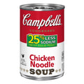Campbell's Condensed Chicken Noodle Soup 25% Less Sodium, 10.75 Ounce