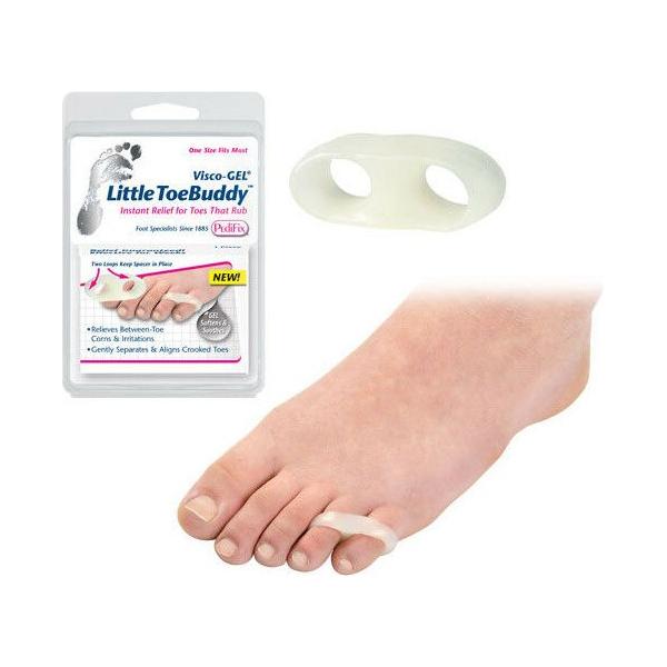 PediFix Visco-Gel Little Toe Buddy Spacer Separator One Size Fits Most 1 Pack
