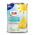 Dole Pineapple, Chunks, In 100% Pineapple Juice