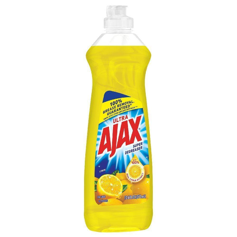 Ajax Ultra Dish Liquid, Lemon, Super Degreaser
