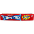 Saran Cling Plus Clear 200 Sq Ft Plastic Wrap