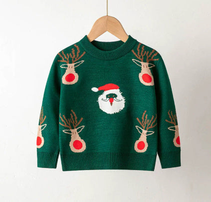 Baby Boys' And Girls' Elastic Pullover Sweater