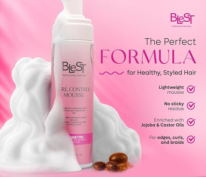 Control Mousse with Jojoba & Castor Oil