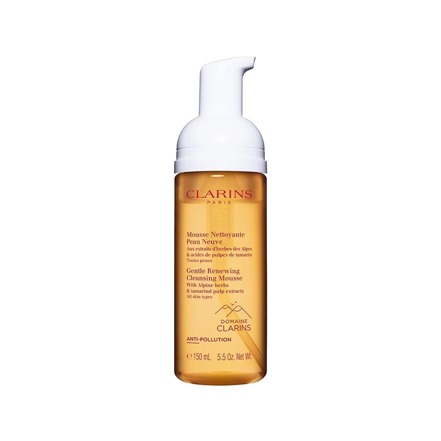 Clarins Gentle Renewing Facial Cleansing Foam: Experience Radiant, Renewed Skin with Gentle Face Wash (150ml)