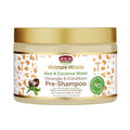 African Pride Moisture Miracle Aloe and Coconut Water Detangle and Condition Pre-Shampoo 12 fl oz - New