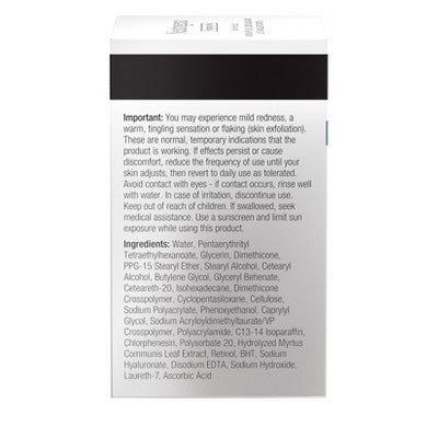 Neutrogena Rapid Wrinkle Repair Retinol Face Moisturizer Cream with Hyaluronic Acid  1.7oz - Imperfect Box