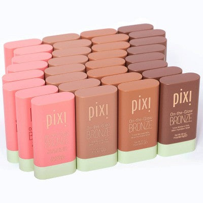 Pixi On The Glow Bronze Tinted Moisturizer Stick Bronzer Beach Glow 0.6oz - Imperfect Box