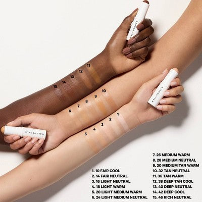 Well People Supernatural Complexion Stick Foundation&Concealer 20 Light Medium Warm 0.28oz - Imperfect Box