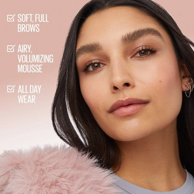 Maybelline Superfluff Volumizing Eyebrow Gel Mousse 004 Deep Brown 0.17 fl oz - New