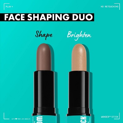 NYX Professional Makeup Wonder Stick 2-in-1 Highlight & Contour 04 Medium 0.28oz - Imperfect Box
