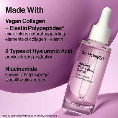 Honest Beauty Ageless Firm and Even Serum 1.0 fl oz - Imperfect Box