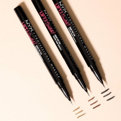 NYX Professional Makeup Lift N Snatch! Brow Tint Pen Black 0.03 fl oz - New