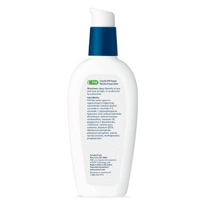 CeraVe PM Moisturizing Lotion Night Cream 3 fl oz - Imperfect Box