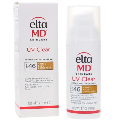 EltaMD UV Clear Broad Spectrum SPF 46 Tinted Face 1.7 oz - Imperfect Box