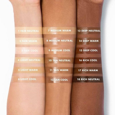 e.l.f. Halo Glow Skin Tint Light Coverage Foundation SPF 50 7 Medium Warm 1 fl oz - Imperfect Box