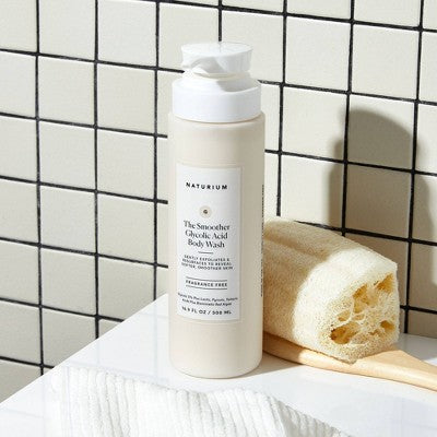Naturium The Smoother Glycolic Acid Exfoliating Body Wash 16.9 fl oz - Imperfect Container