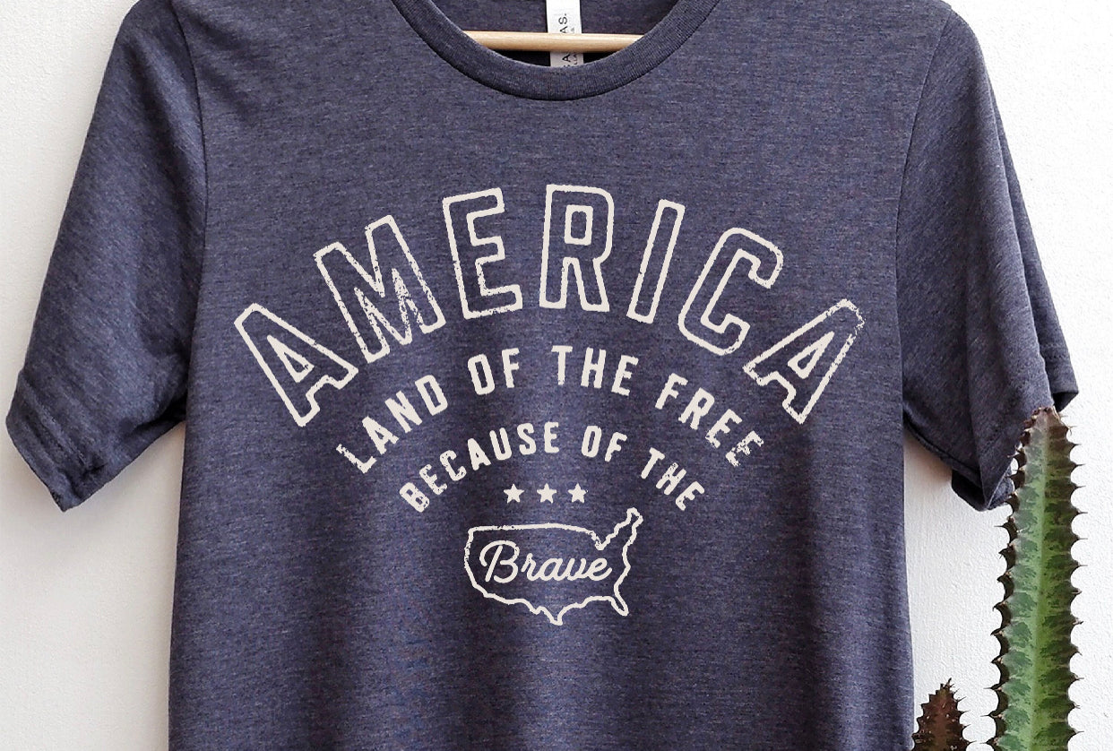 America - Land Of The Free Because Of The Brave
