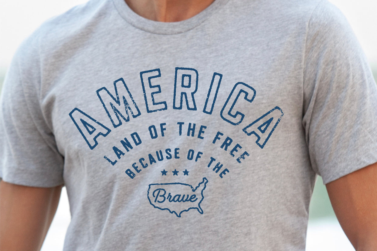 America - Land Of The Free Because Of The Brave