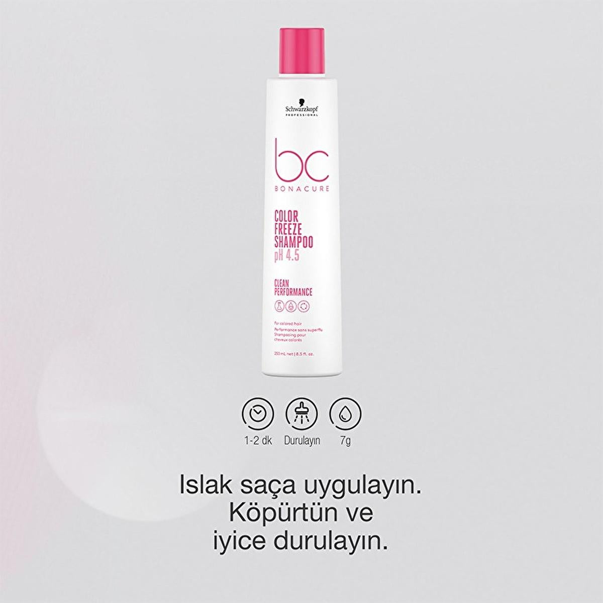 Bonacure Color Freeze Shampoo: Sulfate-Free, Vegan Shampoo for Color Treated Hair - Protects Color & Maintains pH Balance