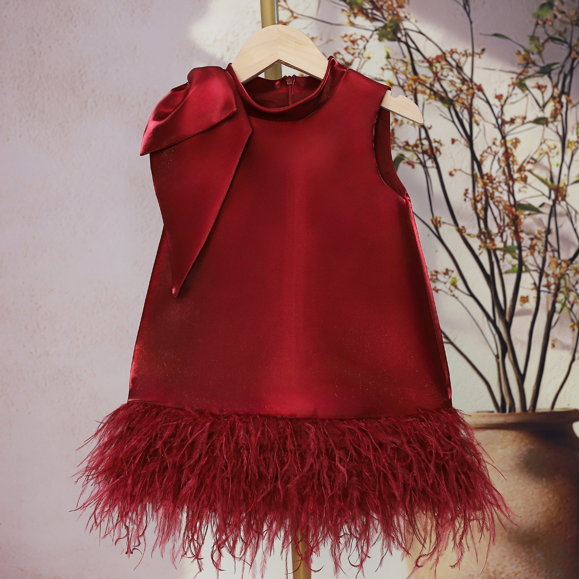 Summer New Patchwork Mesh Girls' Dress