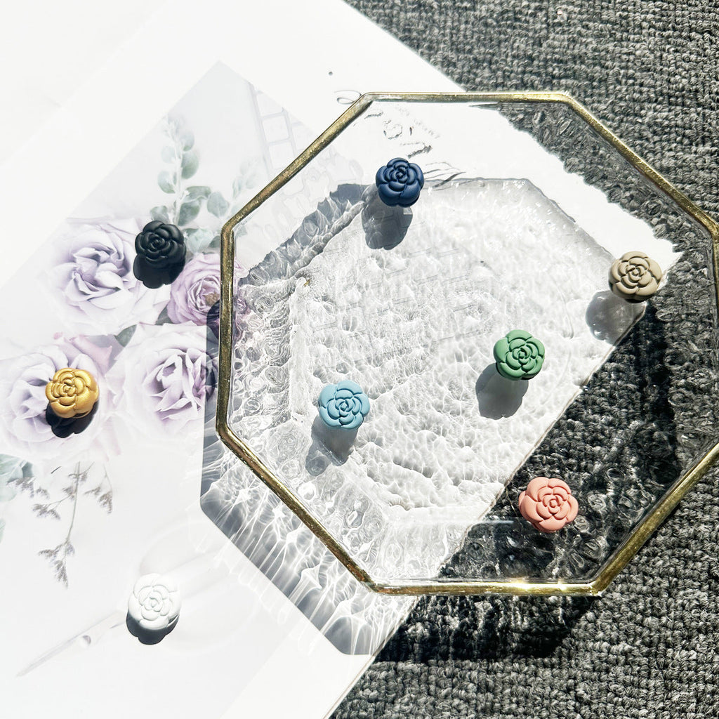 ‌ Secure Elegance Camellia Magnetic Hijab & Scarf Pin (MAC342)