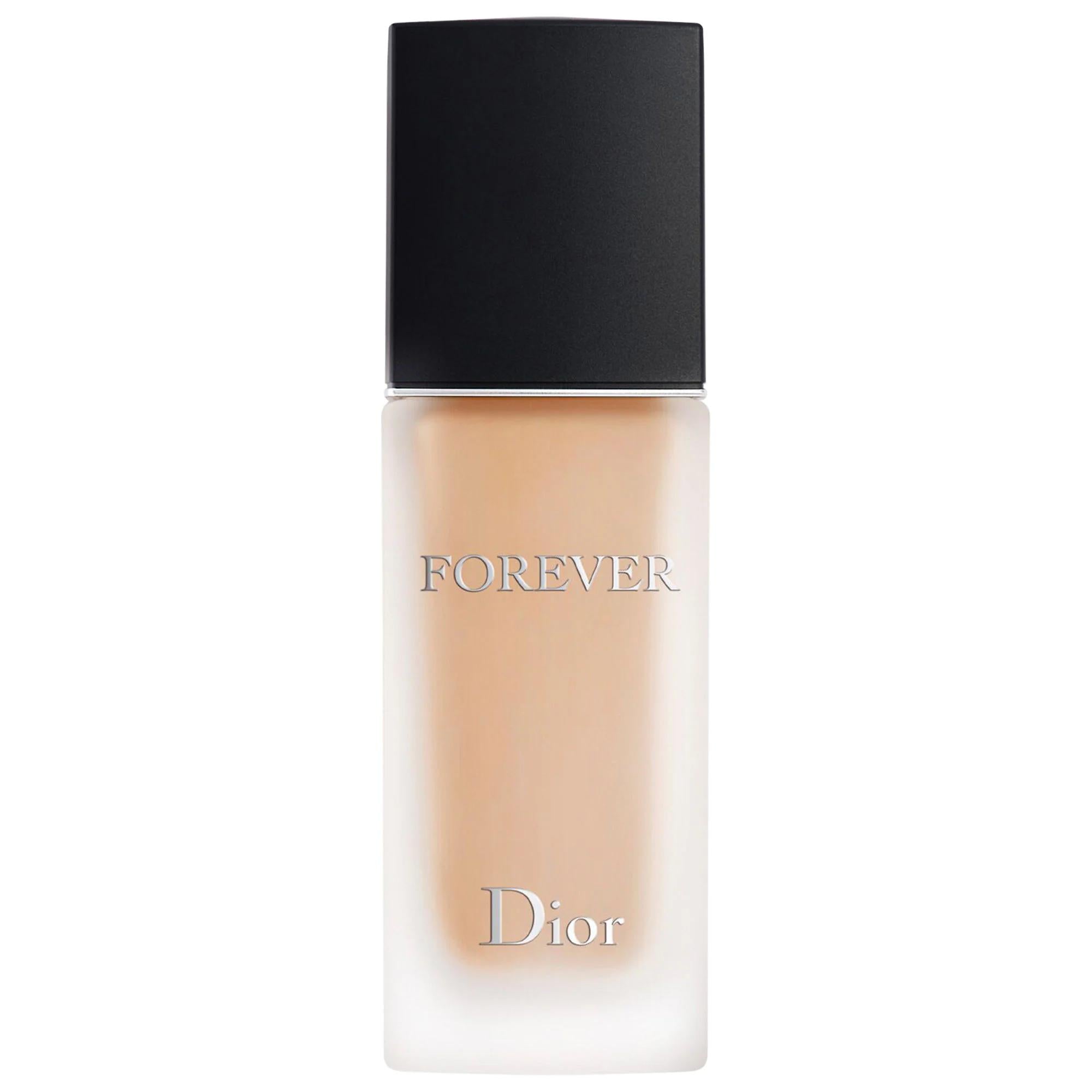 Dior Forever Matte Foundation SPF 15: 24H Transfer-Proof, Medium Coverage, Minimizes Pores & Improves Skin, Long Lasting Liquid Foundation