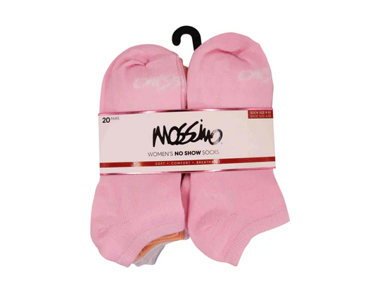 Mossimo Men's No Show Socks 20-Pack – Low Cut Ankle Socks for Sneakers, Everyday & Athletic Wear | Size 10-13, Bulk Value Pack