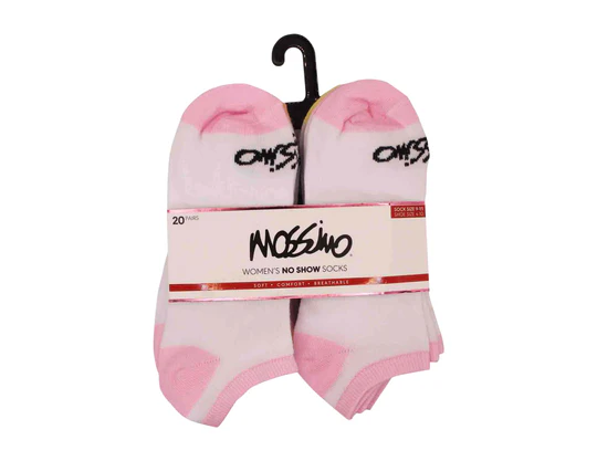 Mossimo Men's No Show Socks 20-Pack – Low Cut Ankle Socks for Sneakers, Everyday & Athletic Wear | Size 10-13, Bulk Value Pack